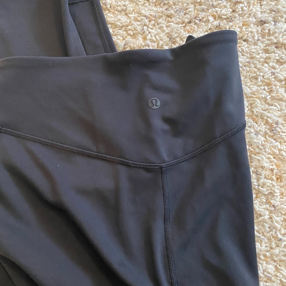 Lululemon Athletica Black Leggings - 28” inseam
